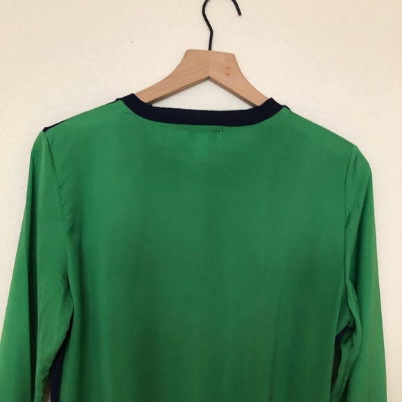 3.1 Phillip Lim For Target Green Blue Long Sleeves Shirt Top S/P - Picture 7 of 8